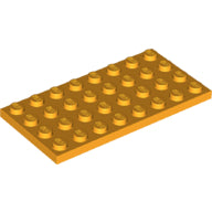 LEGO® los onderdeel Plaat Algemeen Helder Licht Oranje 3035
