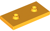 LEGO® onderdeel Plaat Aangepast Helder Licht Oranje 65509