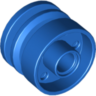 LEGO® los onderdeel Wiel in kleur Blauw 55981