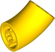 LEGO® los onderdeel Steen Rond in kleur Geel 65473