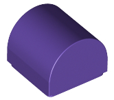Plaatje in Gallery viewer laden, LEGO® los onderdeel Dakpan Gebogen Donkerpaars 49307