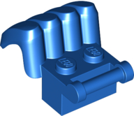 LEGO® los onderdeel Steen Aangepast in kleur Blauw 80488