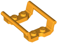 LEGO® los onderdeel Rails in kleur Helder Licht Oranje 80562