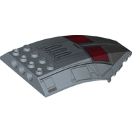 Plaatje in Gallery viewer laden, LEGO® los onderdeel Voorruit met Motief Zandblauw 45705pb030