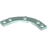 Plaatje in Gallery viewer laden, LEGO® los onderdeel Plaat Rond in kleur Licht Aqua 80015