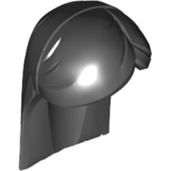 LEGO® los onderdeel Haar in kleur Zwart 36994