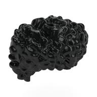 Plaatje in Gallery viewer laden, LEGO® los onderdeel Haar in kleur Zwart 80911
