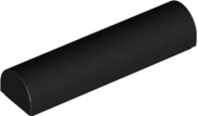 Plaatje in Gallery viewer laden, LEGO® los onderdeel Dakpan Gebogen in kleur Zwart 79756