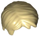 LEGO® los onderdeel Haar in kleur Geelbruin 62810