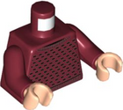 LEGO® los onderdeel Lijf met Motief Donkerrood 973pb4461c01