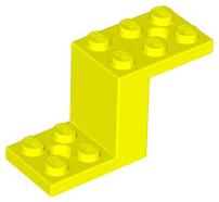 LEGO® los onderdeel Beugel in kleur Neon geel 76766