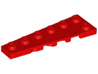 LEGO® los onderdeel Wig Plaat in kleur Rood 78443
