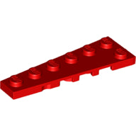 Plaatje in Gallery viewer laden, LEGO® los onderdeel Wig Plaat in kleur Rood 78443
