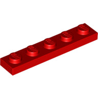 Plaatje in Gallery viewer laden, LEGO® los onderdeel Plaat Algemeen in kleur Rood 78329