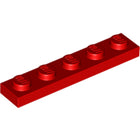 LEGO® los onderdeel Plaat Algemeen in kleur Rood 78329