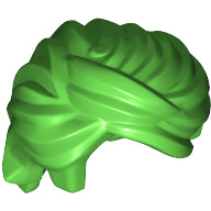 LEGO® los onderdeel Haar in kleur Fel Groen 61183