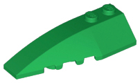 LEGO® los onderdeel Wig in kleur Groen 41748