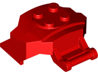LEGO® los onderdeel Cockpit in kleur Rood 79896