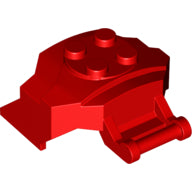 Plaatje in Gallery viewer laden, LEGO® los onderdeel Cockpit in kleur Rood 79896