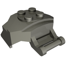 Plaatje in Gallery viewer laden, LEGO® los onderdeel Cockpit in kleur Parel Donkergrijs 79896