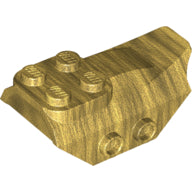 LEGO® los onderdeel Dakpan Gebogen in kleur Parel Goud 79897
