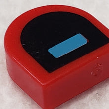 Plaatje in Gallery viewer laden, LEGO® los onderdeel Tegel Rond met Motief Rood 24246pb037