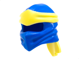 LEGO® los onderdeel Hoofddeksels in kleur Blauw 40925pb20