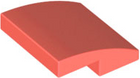 LEGO® los onderdeel Dakpan Gebogen in kleur Koraal 15068