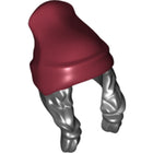 LEGO® los onderdeel Haar in kleur Zwart 52686pb04