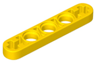Plaatje in Gallery viewer laden, LEGO® los onderdeel Technische Hefbalk in kleur Geel 11478