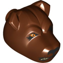LEGO® Dier Onderdelen met Motief Roodachtig Bruin 78536pb02