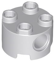 LEGO® los onderdeel Steen Rond Licht Blauwachtig Grijs 17485