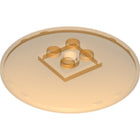 LEGO® los onderdeel Schaal Doorzichtig Oranje 44375b