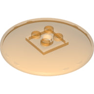 LEGO® los onderdeel Schaal Doorzichtig Oranje 44375b