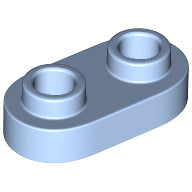 Plaatje in Gallery viewer laden, LEGO® los onderdeel Plaat Rond Helder Lichtblauw 35480