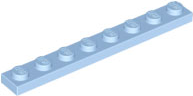 LEGO® los onderdeel Plaat Algemeen Helder Lichtblauw 3460