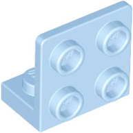 LEGO® los onderdeel Beugel in kleur Helder Lichtblauw 99207