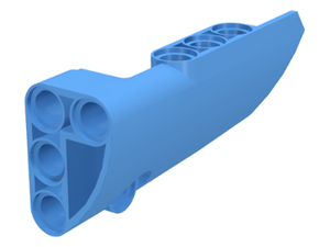 LEGO® los onderdeel Technisch Paneel Medium Blauw 64391