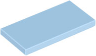 LEGO® los onderdeel Tegel Algemeen Helder Lichtblauw 87079