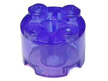 Plaatje in Gallery viewer laden, LEGO® los onderdeel Steen Rond Doorzichtig Paars 3941