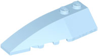 LEGO® los onderdeel Wig in kleur Helder Lichtblauw 41748