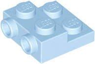 Plaatje in Gallery viewer laden, LEGO® los onderdeel Plaat Aangepast Helder Lichtblauw 99206