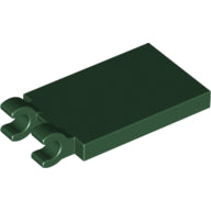 LEGO® los onderdeel Tegel Aangepast Donkergroen 30350b