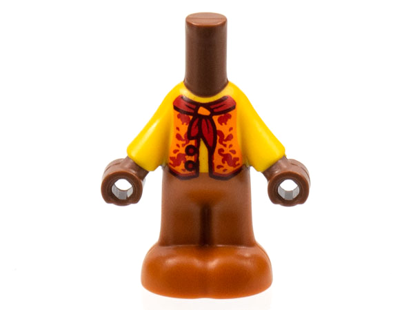 LEGO® Micro Doll Body Part Roodachtig Bruin bb1357pb009