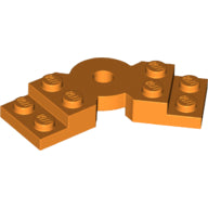 Plaatje in Gallery viewer laden, LEGO® los onderdeel Plaat Aangepast in kleur Oranje 79846