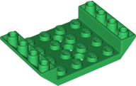 LEGO® los onderdeel Dakpan Omgekeerd in kleur Groen 60219