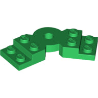 LEGO® los onderdeel Plaat Aangepast in kleur Groen 79846