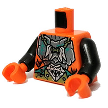Plaatje in Gallery viewer laden, LEGO® los onderdeel Lijf met Motief Oranje 973pb4558c01