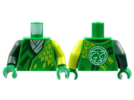 LEGO® los onderdeel Lijf met Motief Groen 973pb4555c01