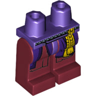 LEGO® los onderdeel Benen met Motief Donkerpaars 970c59pb10